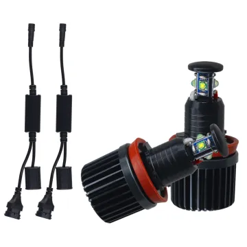 Angel Eyes Fog Lamp 40W H8 E91 E92 E93 LED Marker Bulbs 6000K