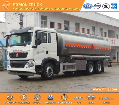 SINOTRUK 6X4 21000L aluminiowy zbiornikowiec do oleju