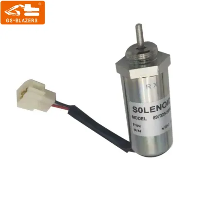 Flame Solenoid Valve for Hitachi Ex55 Isuzu 4le2 Construction Machinery Parts