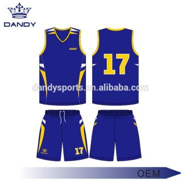 Simple Design Polyester Youth Basketball Jerseys