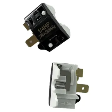 1/7HP Starter Refrigerator Compressor PTC Start Relay & Overload Protector
