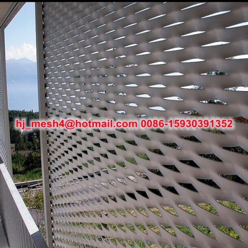 metal wall covering/aluminum expanded metal wall covering