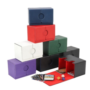 PU Leather Deck Box Storage for Yu-Gi-Oh!, MTG, and Other Trading Card Games