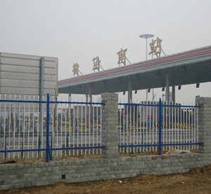 professional PVC coated zinc steel fence