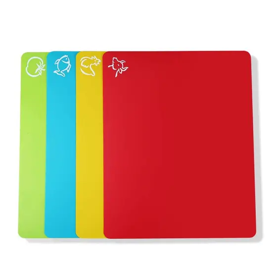 plastic flexible chopping cutting boards for kitchen