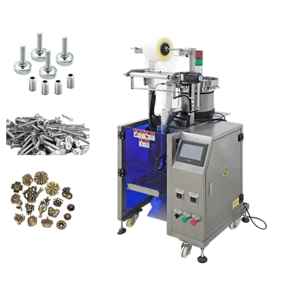High Efficiency Wood Pin Nails Packaging Machine: Plastic and Steel Counting Packing Equipment