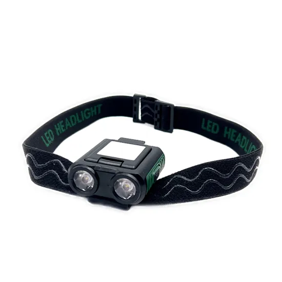 Rechargeable LED Sensor Headlamp - Type-C Charging Camping Helmet Flashlight