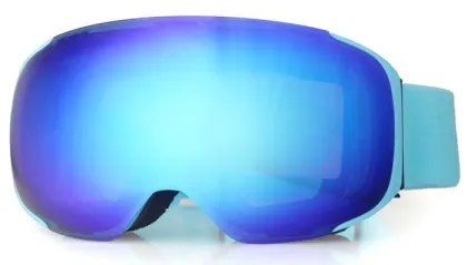 Custom comfortable wearing anti fog snow ski goggles eyewear