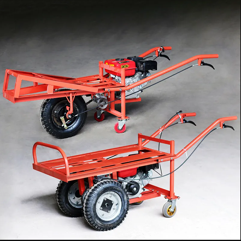 Factory Outlet Large Warehouse Truck Heavy-duty WheelbarrowsElectric Cart Electric Trolley Pull Truck Trailer Trolley