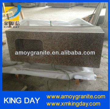 g687 granite peach red vanity top (factory directly)