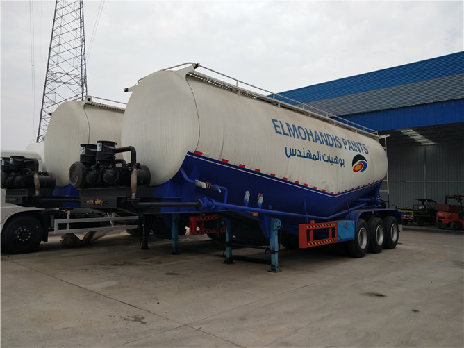 10000 galon tri-axle pnumatic bushe bulk trailers