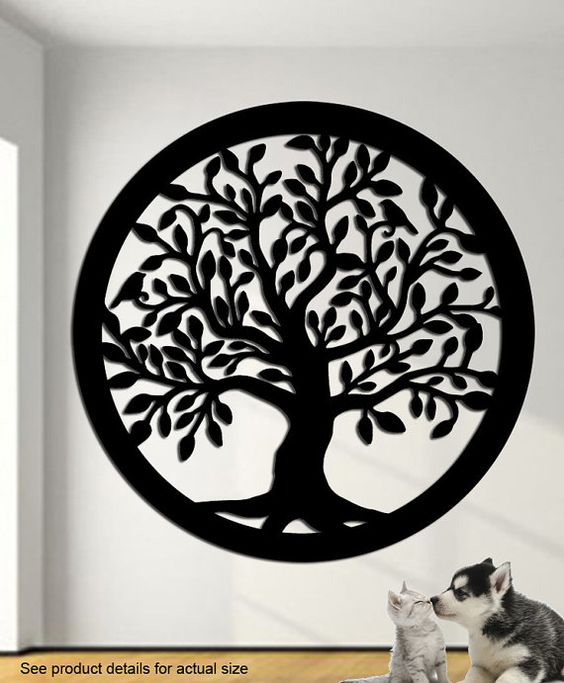 Tree of Life Metal Wall Hanging Decorations