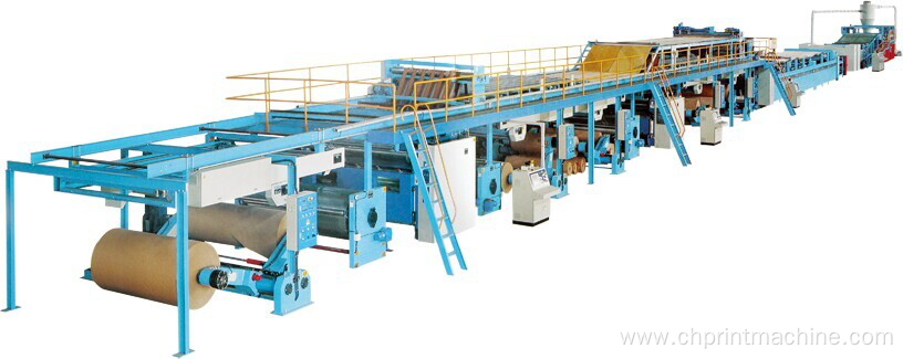 5 layers corrugated cardboard Production line