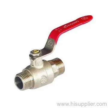 Male x Male Full Port Water Ball Valve Nickel Coated