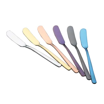 Multi-colored Stainless Steel Dessert Jam Butter Knife