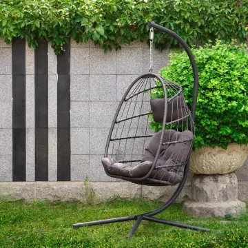 Hot Sell Outdoor Hanging Rattan Egg Chair - Wicker Patio Swing Chair