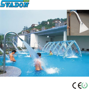 Stainless steel swimming pool waterfall swimming pool nozzles spa nozzles
