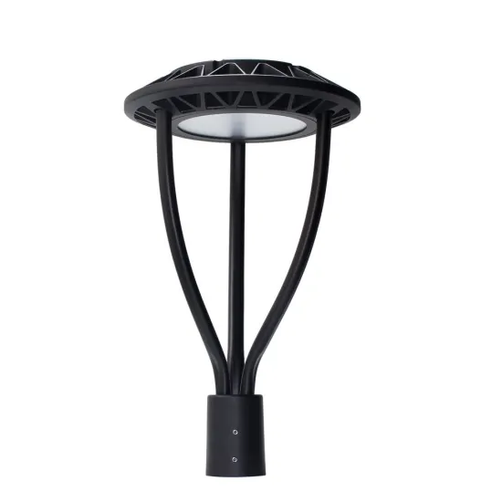 5-Year Warranty on 150W LED Post Top Lamp with Various Color Temperatures (2700K-6700K) - High Lumen Output (170lm/w)
