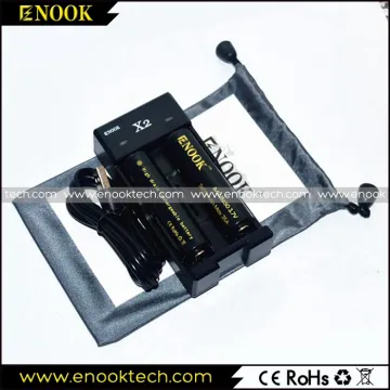 Enook X2 3.7v 18650 li-ion battery charger