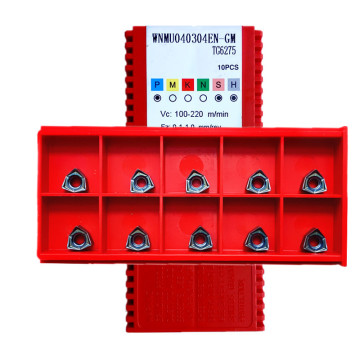 10PCS Nano Blue Carbide Milling Insert for MFWN90 Tool Holder