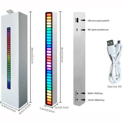 2021 32-bit Music Level Indicator: Advanced Sound Control & Rhythm Light System