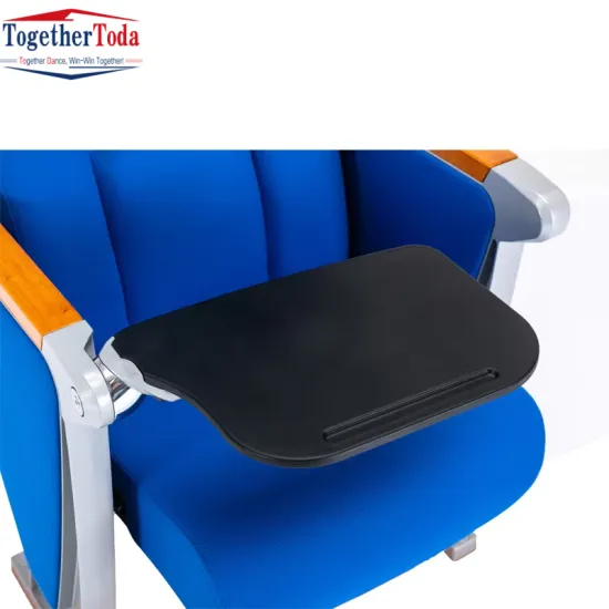 Classroom Conference Use Blue Upholstered Auditorium Chair