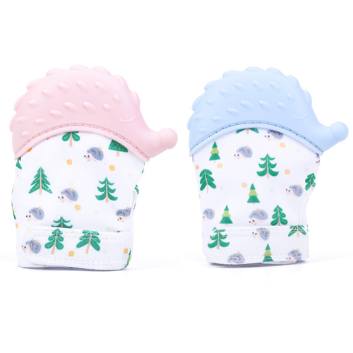 Baby teething mitten silicone baby teething glove