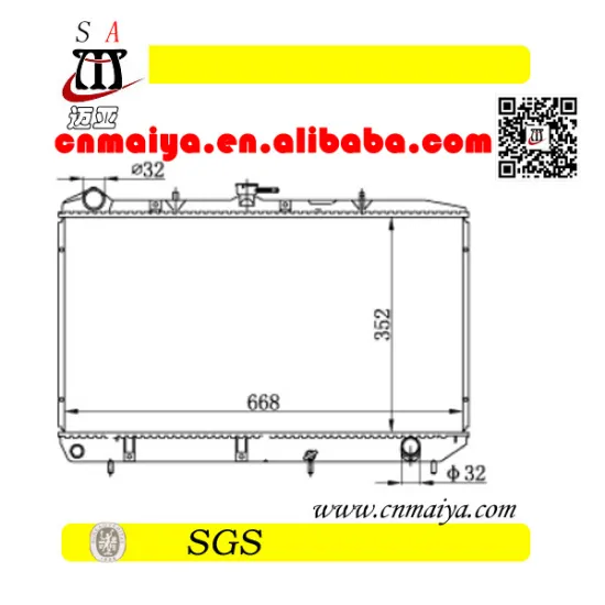 autoparts for hot sell radiator