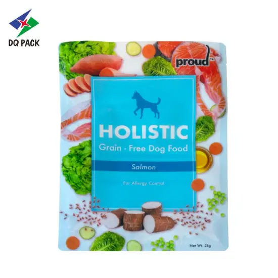 Stand up pouch with ziplock for snack food
