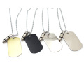 316l Stainless Custom Metal Blank Military Dog Tag