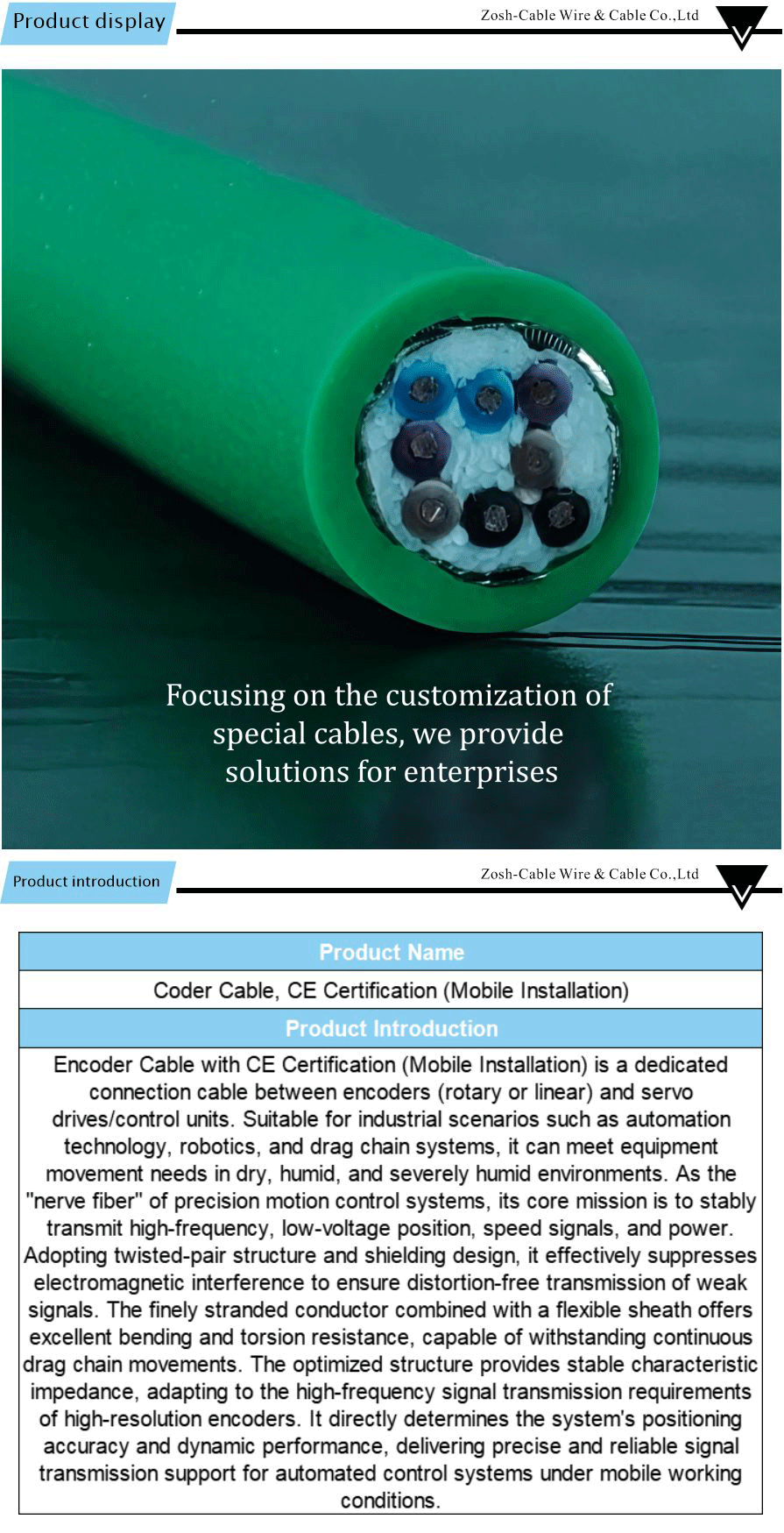 Servo Drive, Code Cable-xiangqing1-ZS043A