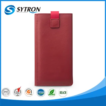 Customized Design Leather Phone Cover with Card Holder case for sony