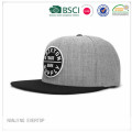 Marinha de Mens Applique Snapback tampão liso Bill