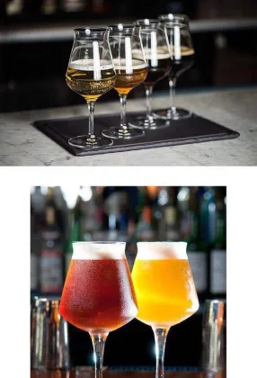 Teku Craft: Customized Glassware - Teku Crystal Beer Glass, Cup Tulip, High Feet Cup, and Red Wine Mug