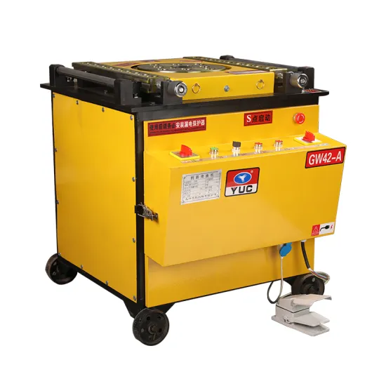 High hardness bending bars High bending efficiency Precise bending angle Reinforcing steel bending machine