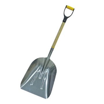 2023 Portable Aluminum Snow Shovel: Emergency Metal Cleaning Snow Pusher
