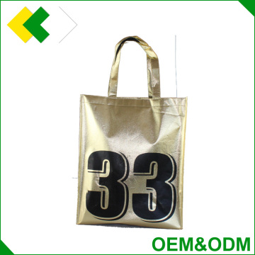 high quality laminated non woevn bag Customized low price plain tote bags