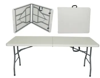 6ft Used Outdoor Plastic Folding Tables and Chairs for Events