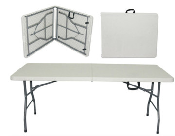 6ft Used Outdoor Plastic Folding Tables and Chairs for Events