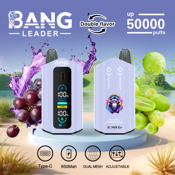 Borong asal Bang Leader 50000 Puffs Dual Flavors