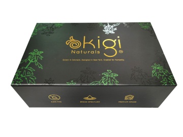 Luxury Book shaped Cosmetic Box with ribbon link