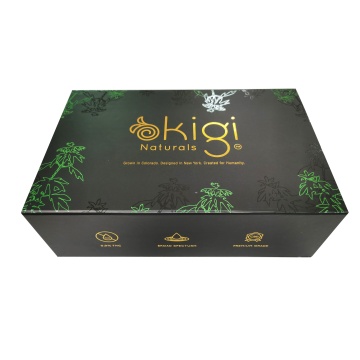 Luxury Book shaped Cosmetic Box with ribbon link