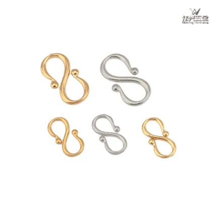 Secure S Hook for Jewelry Assembly