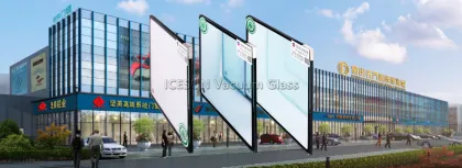 Vacuum Glazed Building Facades Architectural Curtain Wall
