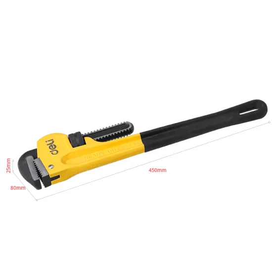 Deli DL2518 Hand tools universal Pipe wrench 18'' deli tools