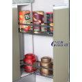 Kitchen counter 2-tier storage metal rack