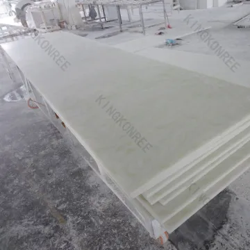 No Bubbles / Joint Seamless 100% Acrylic Solid Surface Sheets For Countertop, Wall