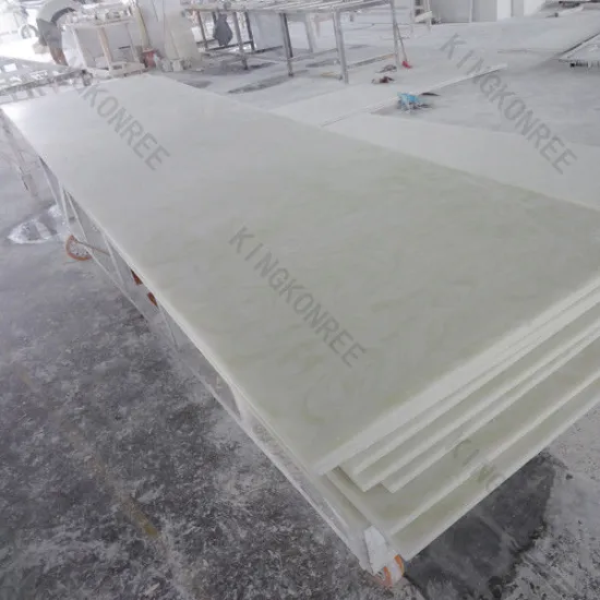 Compound Stone Transparent Ceiling Panel Translucent Resin Panel 2440 * 3050*760mm