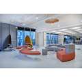 Nordic Furniture Round Sofa Modular Sectional Sofa Fabric Curved Sofa Couch Set