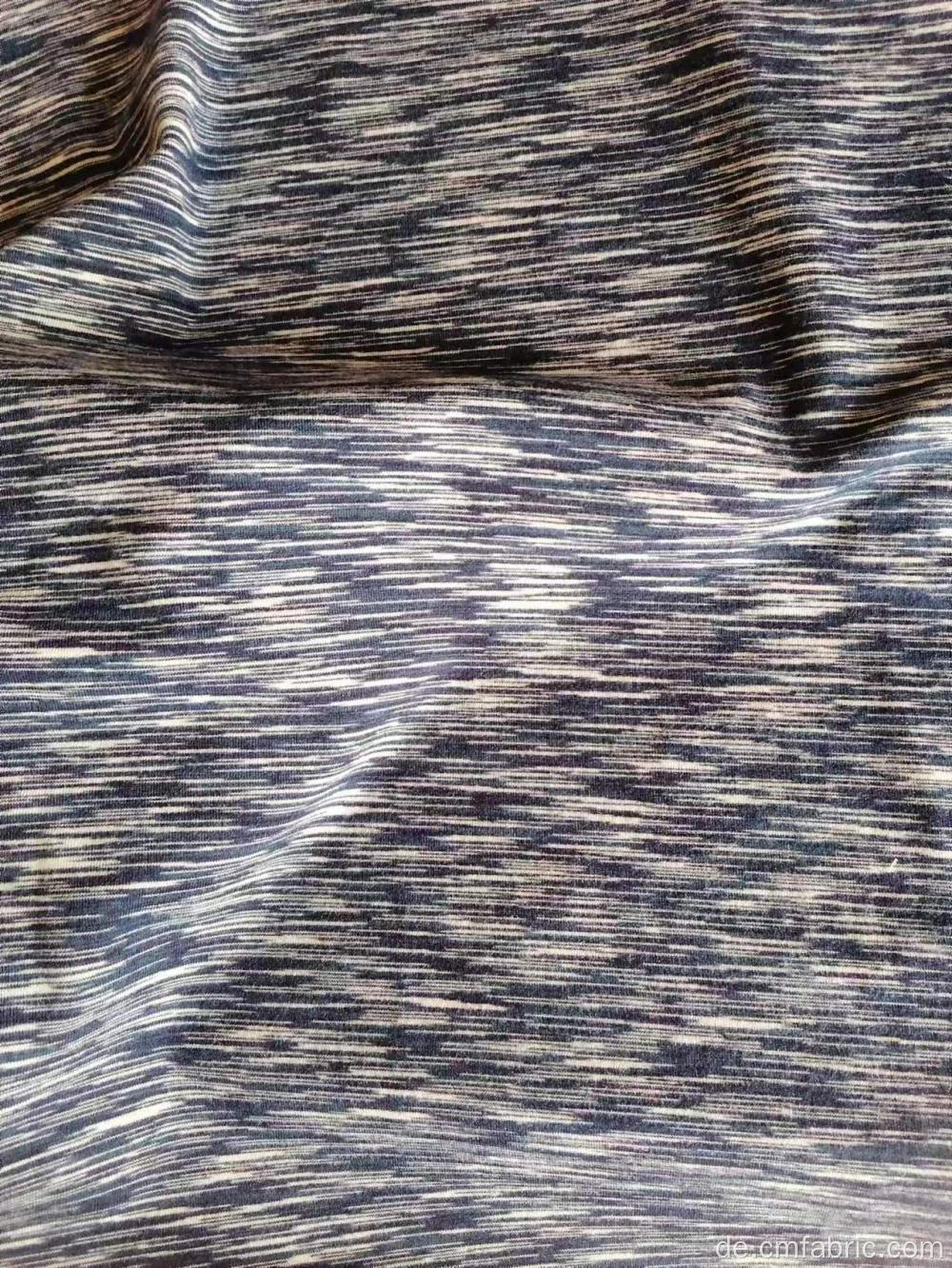 Polyester Spandex dty gebürstetes Garn gefärbte Strickstoff gefärbt